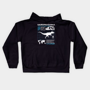 Saurophaganax Fact Sheet Kids Hoodie